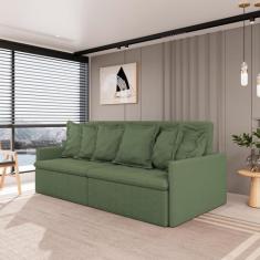 Sofá Retrátil e Reclinável 4 Lugares 260cm Dália CabeCasa MadeiraOrigi