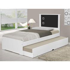 Cama Infantil Bacelona com Cama Aux 0,90m Tebaot