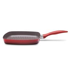 Brinox - Grill Antiaderente Ceramic Life 1,3L Easy - Vermelho