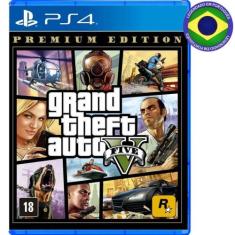 Gta 5 Grand Theft Auto V Premium Edition Ps4 Mídia Física - Rockstar