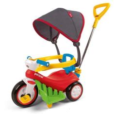 Carrinho Triciclo Infantil Bebê Poliplac - De Passeio Ou Pedal Policic