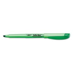 Caneta Marca Texto Brite Liner Verde Limao Cx.C/12 Bic