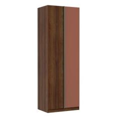 Guarda Roupa Solteiro Canto Reto Direito/Esquerdo Prime Plus 1 Porta 8