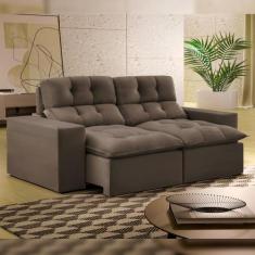 Sofá 2 Lugares Retrátil e Reclinável 200cm Paraty - Montano Estofados