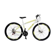 Bicicleta Aro 29 Kls Sport Gold Freio Disco Mtb 21 Marchas, Branco, Am