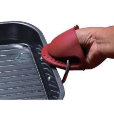 Luva de Silicone Bico de Pato Térmica Vermelha - Unyhome