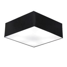 Plafon Quadrado Vivare Md-3002 Cúpula Em Tecido 15/50x50cm -