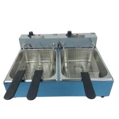 Fritadeira Elétrica 10 Litros 3 Cestos Com Cabo no Cesto - GOMES INOX,