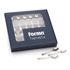 Conjunto Com 12 Colheres De Chá Cafézinho Aço Inox TopTable - Forma In