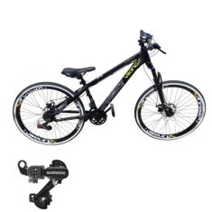 Bicicleta Vikingx Tuff 30 Aro 26 Aluminio 24v Cambio Shimano Traseiro 