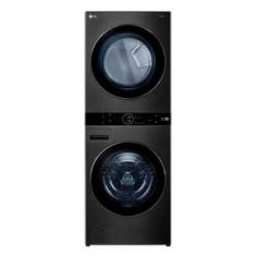 Lava e Seca Torre Smart LG WashTower 17kg Black Inox com AIDD™ - WK17BS6A
