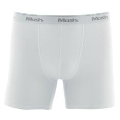 Kit C/ 3 Cuecas Boxer Longa Mash 070.40, Branco, M