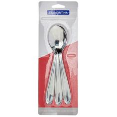 Conjunto Colheres De Mesa Aço Inox 3 Pç Tramontina Inox