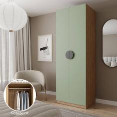 Guarda-roupa Modulado Joy com Cabideiro Cabecasa Madeiramadeira Verde