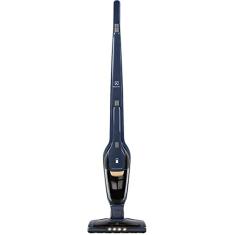 Aspirador de Pó vertical bateria Ergorapido 2 em 1 Electrolux 38 min base recarregamento luz frontal LED capacidade 420Ml ERG25N Bivolt Azul