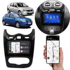 Kit Multimídia Carplay Sandero Logan 2012-2014 7 Pol MP5 Touch-Screen 