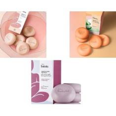 Kit sabonete Manga rosa, Noz peçã e cacau e Jabuticaba 15 unidades tot