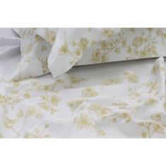 Jogo de Cama Percal 400 Fios 100% Algodão Egípcio Queen 4 Peças - Casa