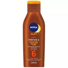 Loção Bronzeadora Nivea Sun Intense & Bronze FPS6 125ml