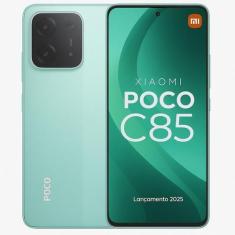 Smartphone Xiaomi Celular POCO C85, 128GB, 6GB RAM, Câmera 50MP, Tela 