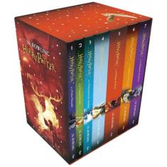 Livro - Box Harry Potter vermelho (edição britânica) - Rocco