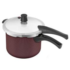 Panela De Pressão 4,5L Turbo Top Antiaderente Rochedo