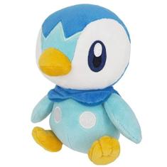 Pelúcia Piplup 6&quot; Azul - Sanei Pokemon
