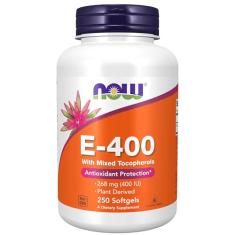 Vitamina E 400 ui (250 softgels) Now Foods