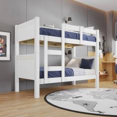 Beliche 162cm x 100cm x 205cm Solteiro Branco