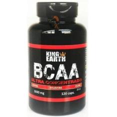 Bcaa Ultra Concentrado 120 Cápsulas 3000mg - King Earth, Sem Sabor