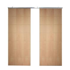 Porta Dupla de Correr P/ Verniz Frisada F09 - 210x160