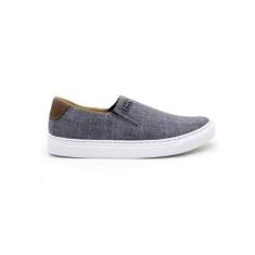 Tênis Masculino Casual Slip On Sapatênis Social Couro-Masculino