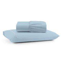 Jogo Cama Lençol Bali Solteiro Percal 180 Fios 100% Algodão Ponto Pali