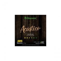 Encordoamento Para Violão Acústico Aço .009 Bronze Geswal