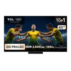Smart TV TCL 65 Polegadas QLED Mini LED 4K C7K WiFi Bluetooth Google TV 4 HDMI 144Hz HDR10+ 65C7K