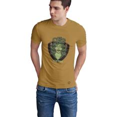 Camiseta Mayon Algodão Egipcio Bege - Medusa Verde