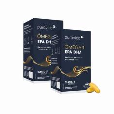 Ômega 3 EPA DHA KIT 2 X 60cps PURA VIDA