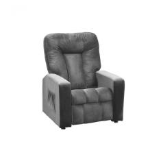 Poltrona Do Papai Reclinável Pallas Mx5 - Veludo Chumbo