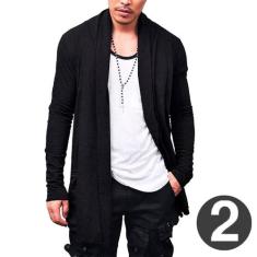 Kit com 02 Sobretudo Cardigan Casaco Masculino Blusa Frio Confortável 