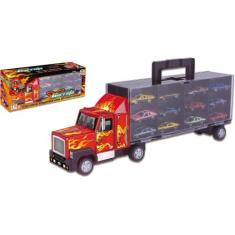 Caminhao carreta c/12 veiculos - BRASKIT