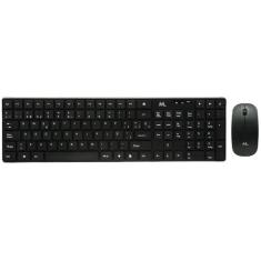 Teclado e Mouse Sem Fio Mtek KM-5197B - Preto (Portugues)