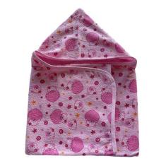 Toalha De Banho Bebê Recém Nascido 100% Algodão Com Capuz Enxoval 70x8