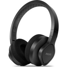 PHILIPS, Headphone Sport Bluetooth, TAA4216BK/00, Até 35 horas de bateria, Resistente à Água e Poeira, Preto