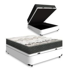 Cama Box Baú com Colchão de Espuma D33 Gazin Iso 3000 Casal 138 cm, Br