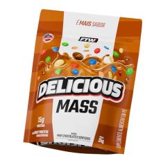 FTW Delicious Mass Hipercalórico em Pó, Suplemento Alimentar para Ganho de Peso e Energia, com Carboidratos e Proteína do Soro do Leite, Sem Glúten – Refil 3kg (Mini Sortidos)