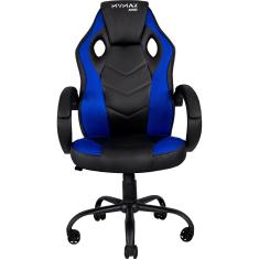 Cadeira Gamer MX0 Giratoria Preto/Azul - mymax