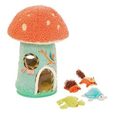 Manhattan brinquedo Toadstool Cottage pelúcia encher e derramar bebê e criança atividade brinquedo