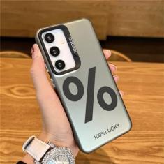 Para Samsung Galaxy S24 S23 S 24 23 Ultra FE Plus Note20 Note 20 Ultra S24Ultra S23Ultra S23FE Capa de telefone fofa, preta, para Samsung S24 Plus