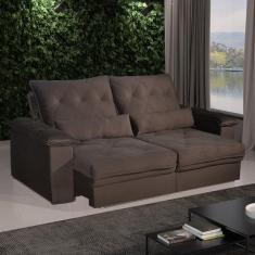 Sofá 3 Lugares 2,30m Retrátil e Reclinável West Bom Pastor