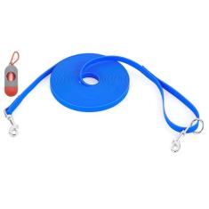 Coleira longa à prova d'água para treinamento de cães 16 pés/30 pés/50 pés, coleira longa para cães, resistente, guia para cães grandes, médios e pequenos ao ar livre, passeando, jogando, acampando ou